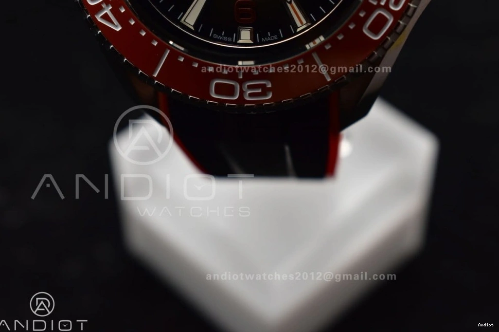 Edition on Ceramic Rubber A2824 Dial SS Gray 1:1 Black Orange 6000M Bezel Strap Deep Seamaster Ultra Best TF 1229